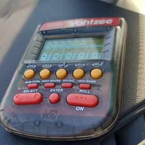 Milton Bradley Electronic Handheld Yahtzee game  1995 or 1999